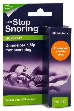 Miniatyrbild Helps Stop Snoring Spray, 9 ml