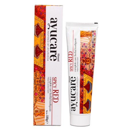 Miniatyrbild Himani Ayucare Spicy Red Tandkr�m, 150 g