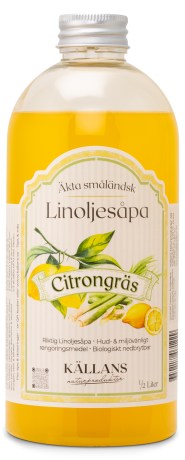 Miniatyrbild Kllans Naturprodukter Linoljespa Doft, 500 ml, Citrongrs