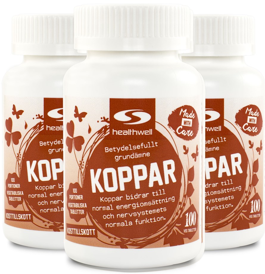 Koppar 3-pack - Healthwell
