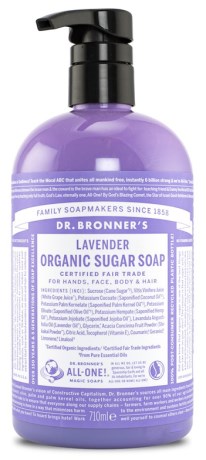 Lavender Organic Sugar Soap - Dr Bronner