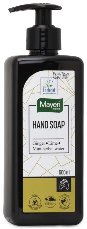 Miniatyrbild Mayeri Hand Soap, 500 ml, Ginger /Lime/ Mint Herbal Water