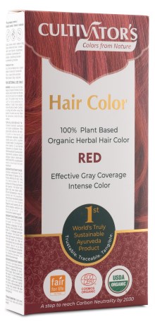 Miniatyrbild Miraz Organic Cultivators Hair Colors, 1 st, Red