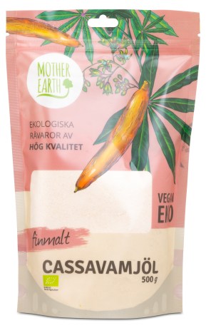 Miniatyrbild Mother Earth Cassavamj�l Finmalt EKO, 500 g