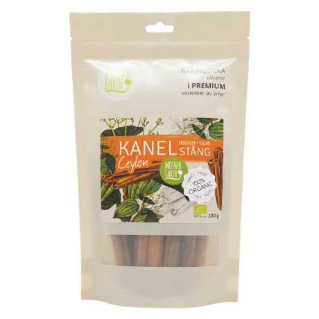 Miniatyrbild Mother Earth Ceylon Kanelst�ng, 100 g