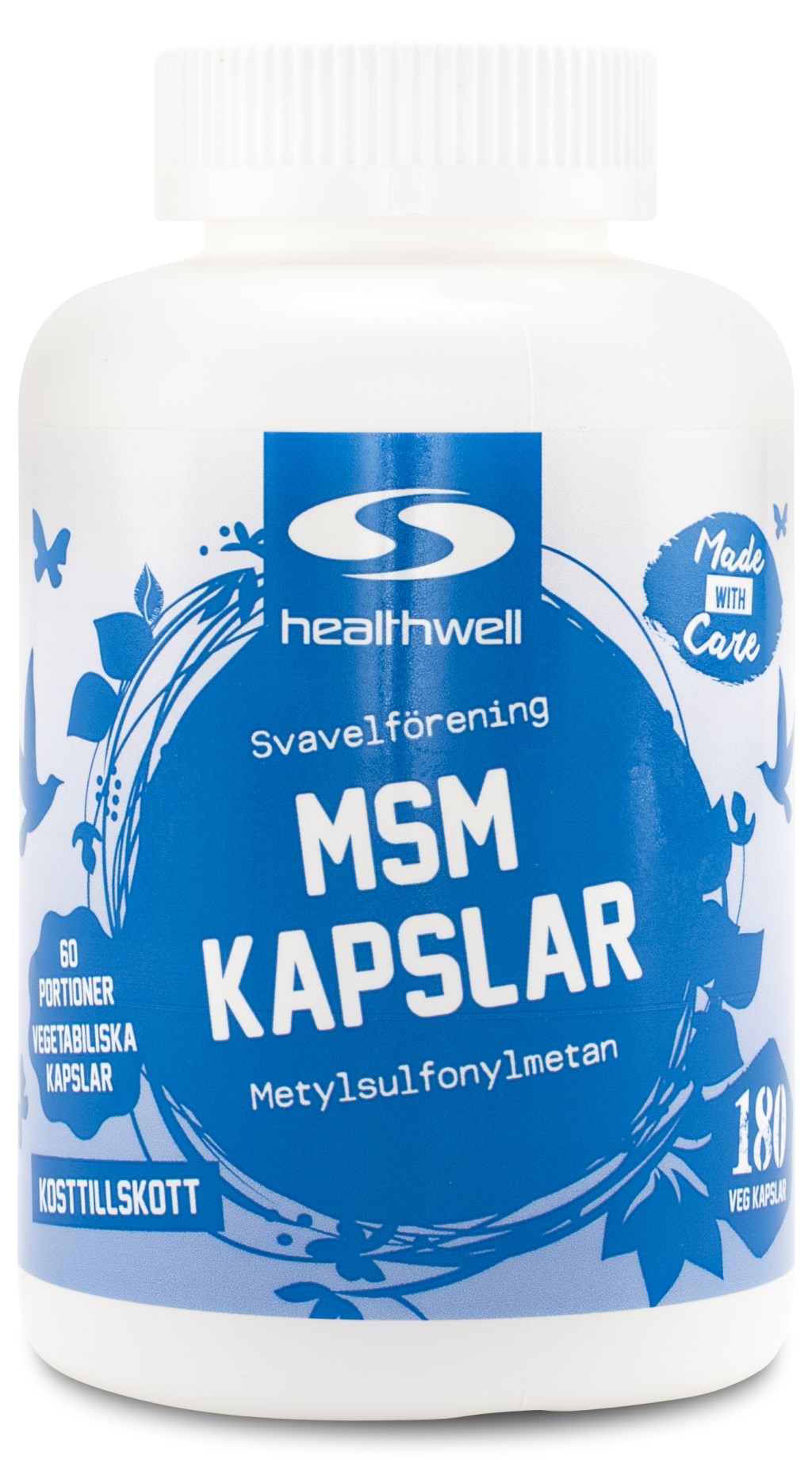 Healthwell Msm Kapslar Prisv Rt H Gdoserat Svensk H Lsokost