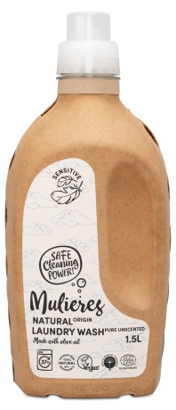 Miniatyrbild Mulieres Naturligt Tv�ttmedel, 1.5 L, Pure Unscented