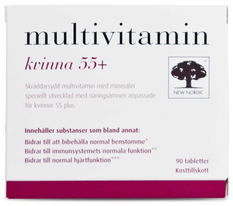 New Nordic Multivitamin Kvinna 55+ - New Nordic