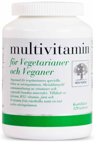 New Nordic Multivitamin Vegetarianer & Veganer - New Nordic