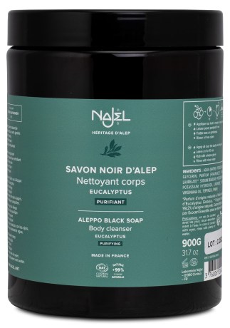 Miniatyrbild Najel Black Aleppo Soap, 900 g, Eukalyptus