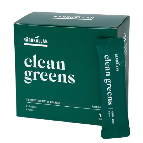 Miniatyrbild N�rok�llan Clean Greens, 30 dosp�sar