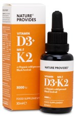 Nature Provides Vitamin D3+K2
