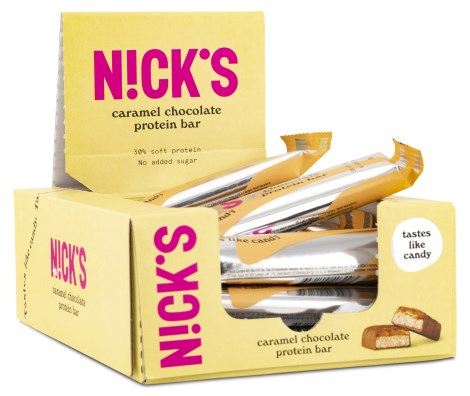 Miniatyrbild Nicks Protein Bar , Caramel chocolate, 12-pack