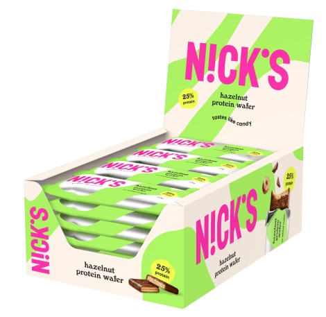 Miniatyrbild Nicks Protein Wafer, Hazelnut, 24-pack