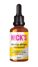 Miniatyrbild Nicks Stevia Drops, Caramel, 50 ml