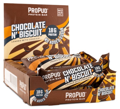 Miniatyrbild ProPud Protein Bar, Chocolate n�Biscuit, 12-pack