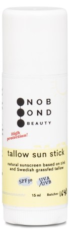 Miniatyrbild No Bond Beauty Tallow Sun Stick, 15 ml, Naturell