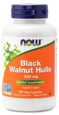 Miniatyrbild NOW Black Walnut Hulls 500 mg, 100 kaps