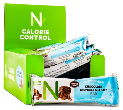 Miniatyrbild Nutrilett Smart Meal Bar, Chocolate crunch & Seasalt, 20-pack