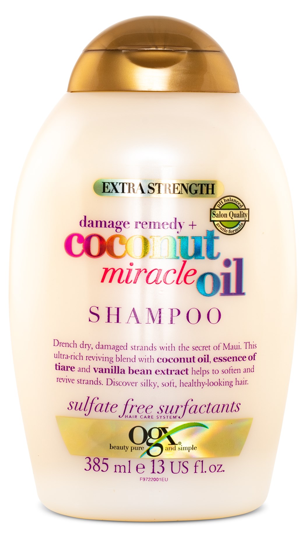 Handla OGX Coconut Miracle Oil Shampoo hos | Svensk Hälsokost