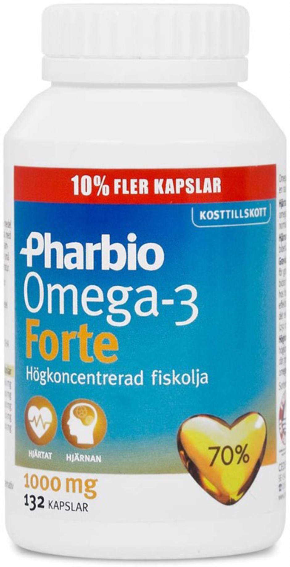 Handla Pharbio Omega3 Forte hos Svensk Hälsokost. Fri frakt!