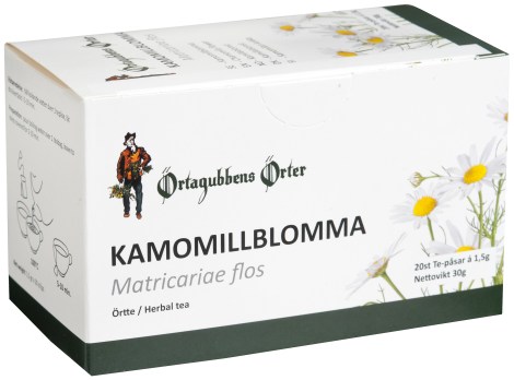 Miniatyrbild �rtagubben Te Kamomillblomma, 20 p�sar