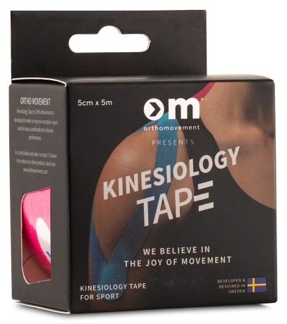 Miniatyrbild Ortho Movement Kinesiology Tape 5cm, One size, Pink