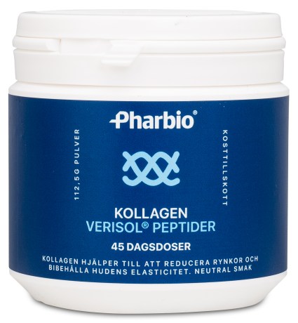 Miniatyrbild Pharbio Kollagen Verisol Peptider Pulver, Neutral, 112,5 gr