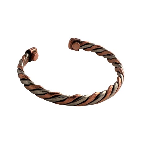 Miniatyrbild Prio Vitality Armband Koppar Fl�tad, One size