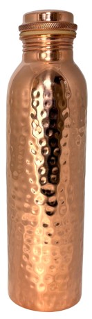 Miniatyrbild CuTrade Kopparflaska, 600 ml, Hamrad yta