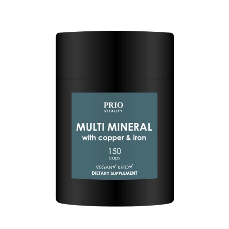 Miniatyrbild Prio Vitality Multi Mineral with Copper & Iron, 150 kaps