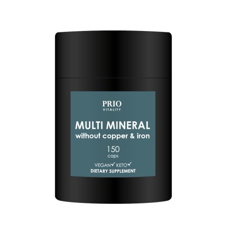 Miniatyrbild Prio Vitality Multimineral without Copper & Iron, 150 kaps