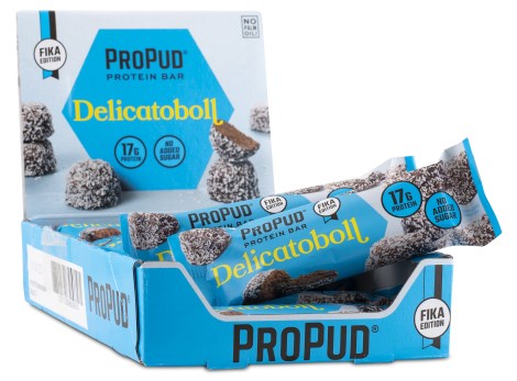 Miniatyrbild ProPud Protein Bar, Delicatoboll, 12-pack