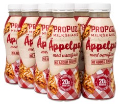 Miniatyrbild ProPud Protein Milkshake, �ppelpaj, 8-pack