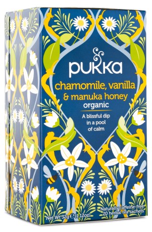 Pukka Te Chamomile Vanilla & Manuka Honey - Pukka