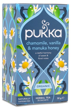 Miniatyrbild Pukka Te Chamomile Vanilla & Manuka Honey, 20 p�sar