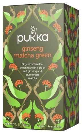 Pukka Ginseng Matcha Green, Livsmedel - Pukka