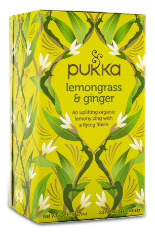 Pukka Te Lemongrass & Ginger, Livsmedel - Pukka