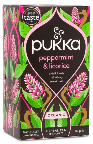 Miniatyrbild Pukka Te Peppermint & Licorice, 20 p�sar