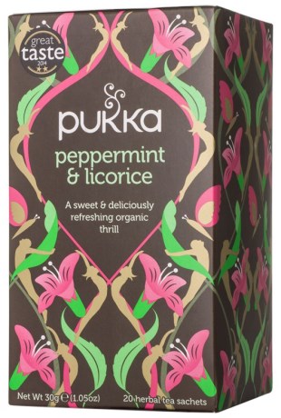 Pukka Peppermint & Licorice, Livsmedel - Pukka