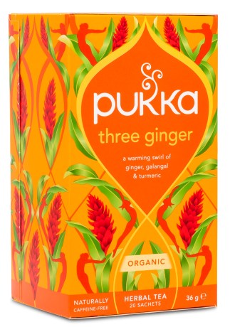 Miniatyrbild Pukka Te Three Ginger, 20 p�sar