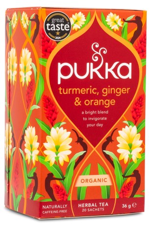 Miniatyrbild Pukka Te Turmeric Active, 20 p�sar