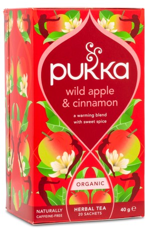 Miniatyrbild Pukka Te Wild Apple & Cinnamon, 20 p�sar