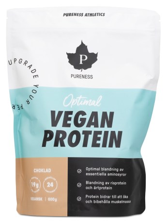 Miniatyrbild Pureness Athletics Optimal Vegan Protein, Choklad, 600 g