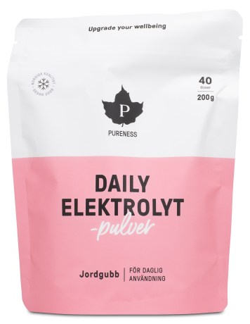 Miniatyrbild Pureness Daily Elektrolytpulver, Jordgubb, 200 g