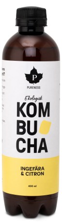 Miniatyrbild Pureness Kombucha Eko, Ingefra & Citron, 400 ml