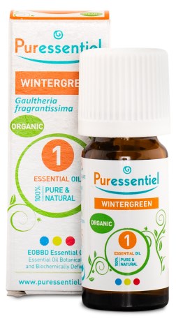 Puressentiel Wintergreen Organic Essential Oil, Naturliga Oljor - Puressentiel