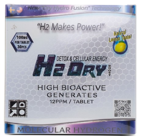 Miniatyrbild Quantum Energy H2 Dry V�tetabletter 12ppm, Citron, 30 tabl