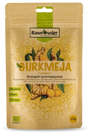 RawPowder Gurkmeja Pulver, Livsmedel - RawPowder