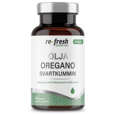 Re-fresh Superfood Oregano och Svartkumminolja